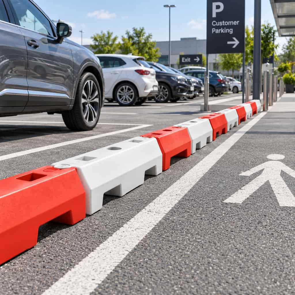 Line marking, parking and temporary layout control