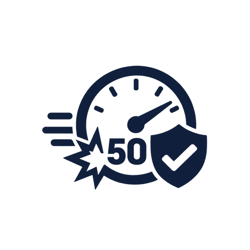 50 km per hours impact speed shield barrier