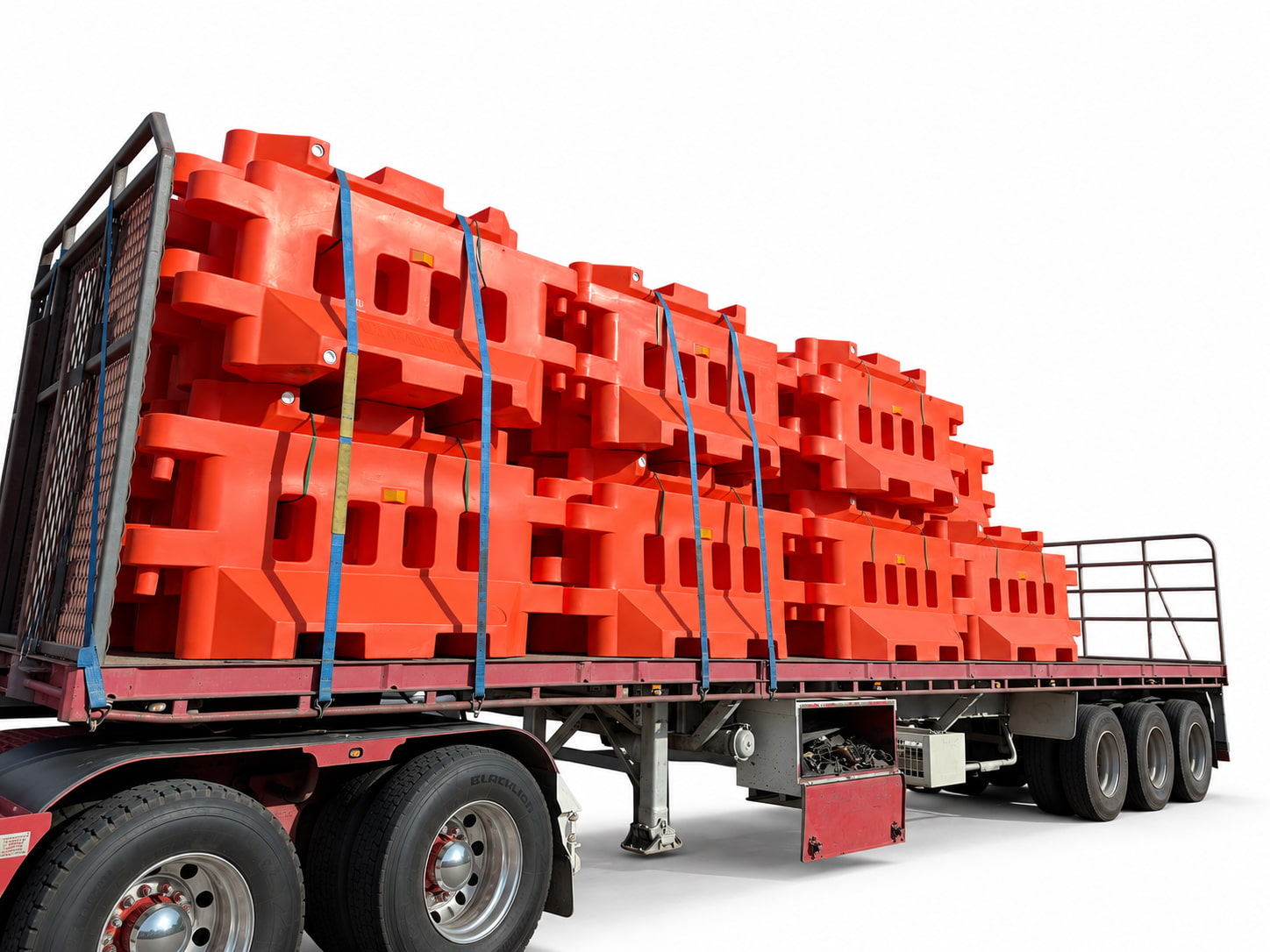 KI-1000 loaded onto back of truck
