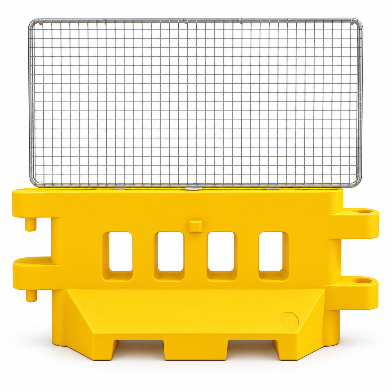 Yellow KI-1000 with fencing white background